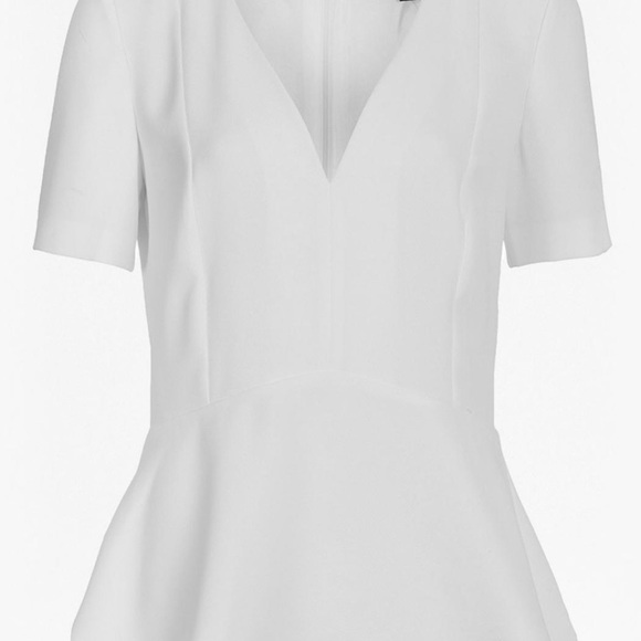 French Connection peplum top size 4 - Picture 6 of 7